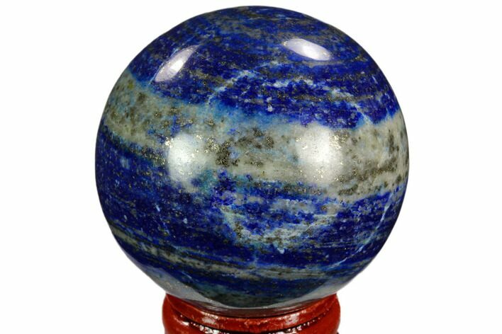 Polished Lapis Lazuli Sphere - Pakistan #123461